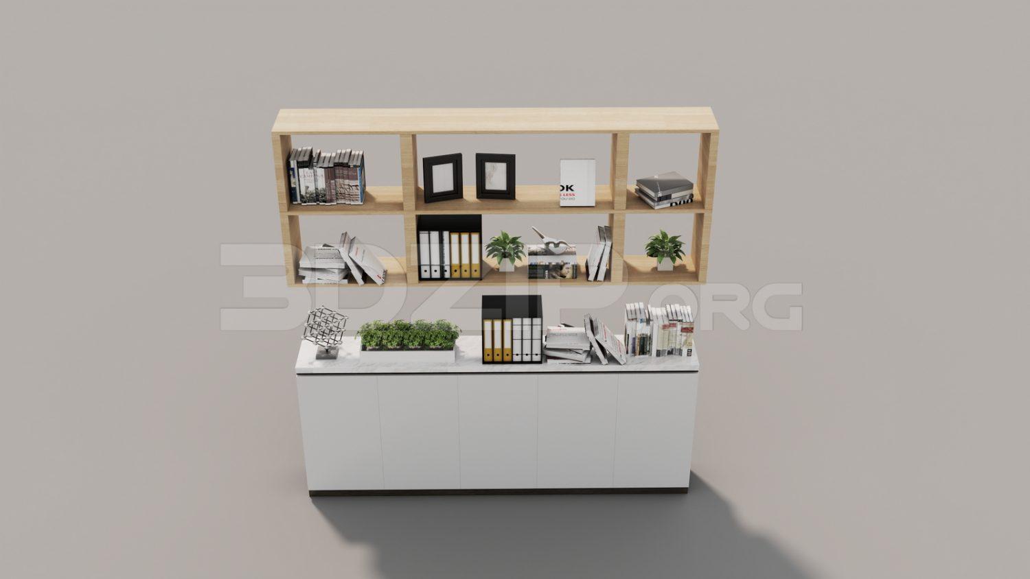 Bookcase — preview 1 (3dzip)