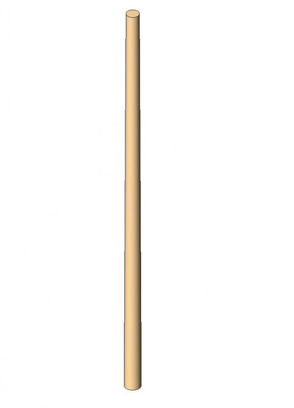 Wood Electrical Utility Pole