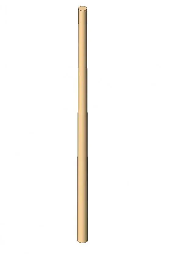 Wood Electrical Utility Pole