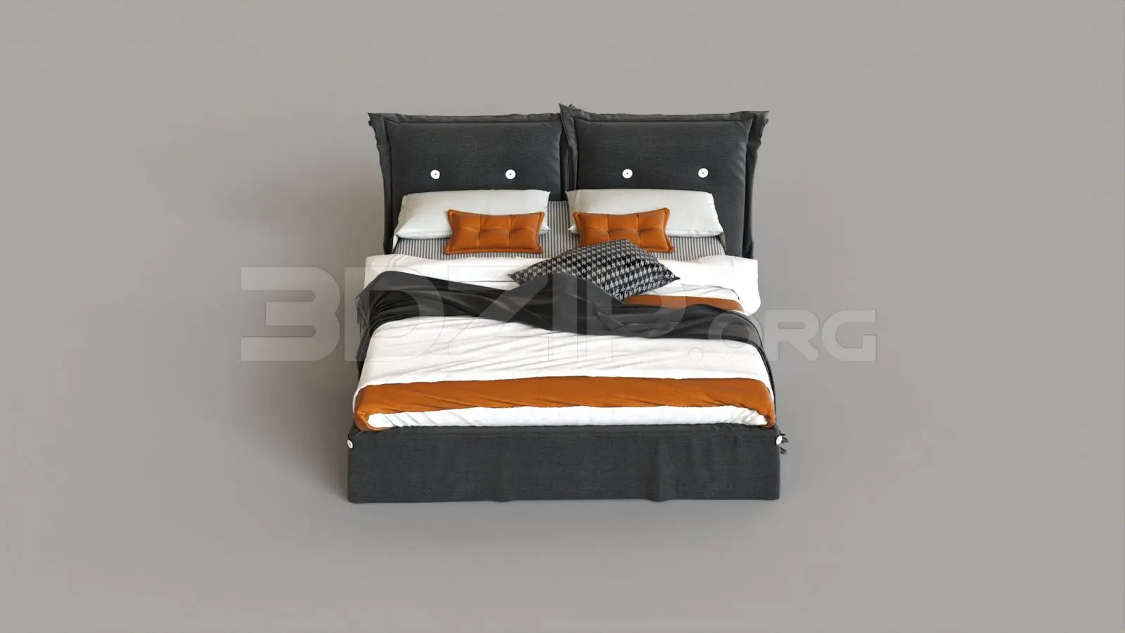 Bed — preview 1 (3dzip, CC0)