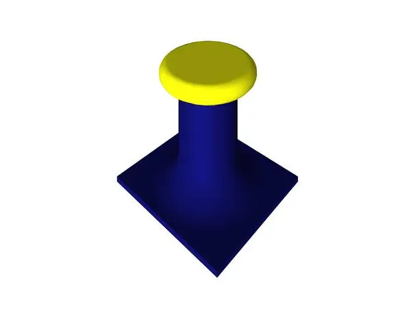 12in Button