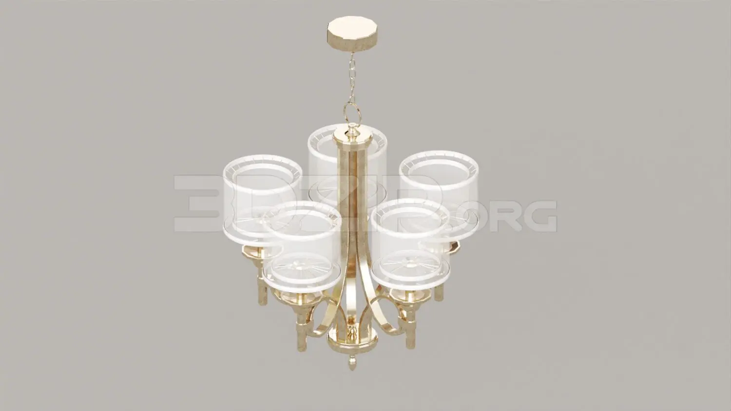 Ceiling Light — preview 1 (3dzip, CC0)
