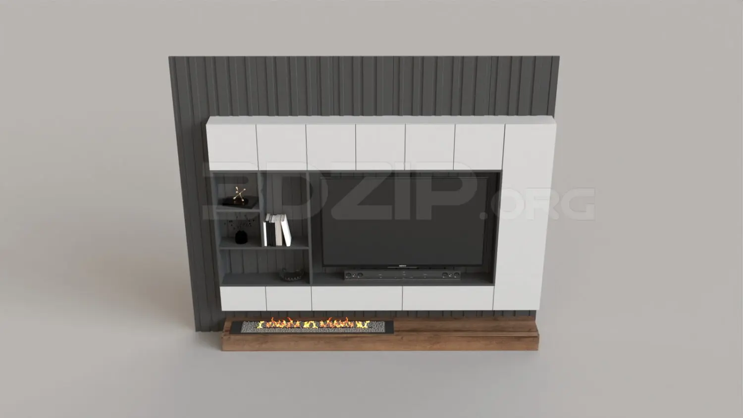 TV Cabinet — preview 1 (3dzip, CC0)