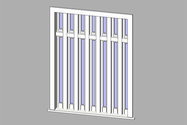 New Zealand type timber window