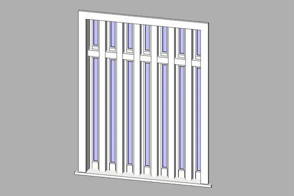New Zealand type timber window