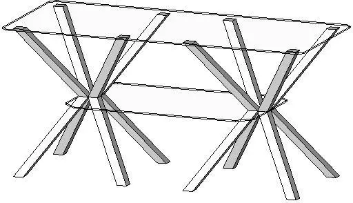 Buffet Table — preview 1, by Estheurys (RevitCity, CC0)