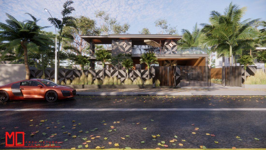 Exterior House Scene