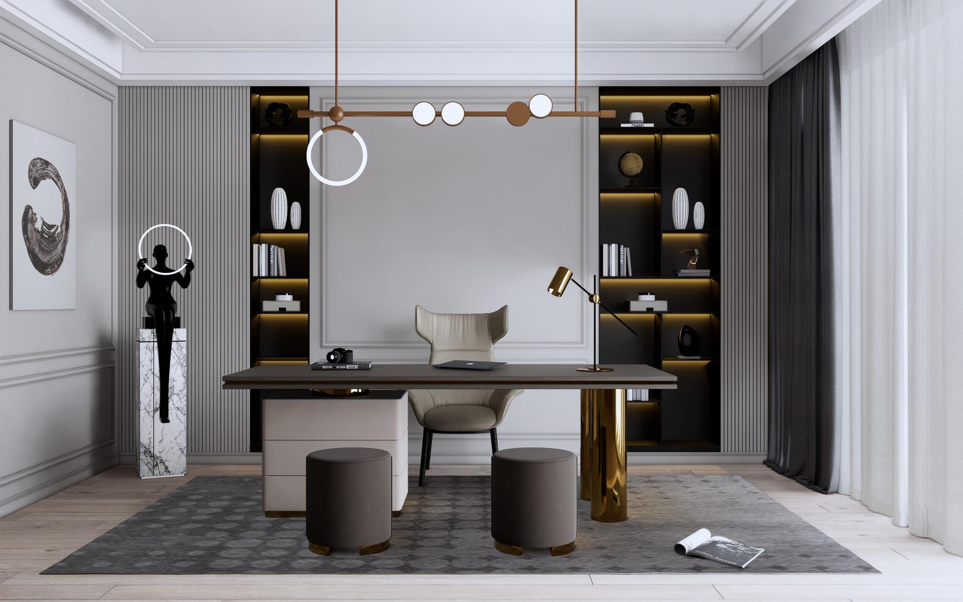 Interior Office room Scene