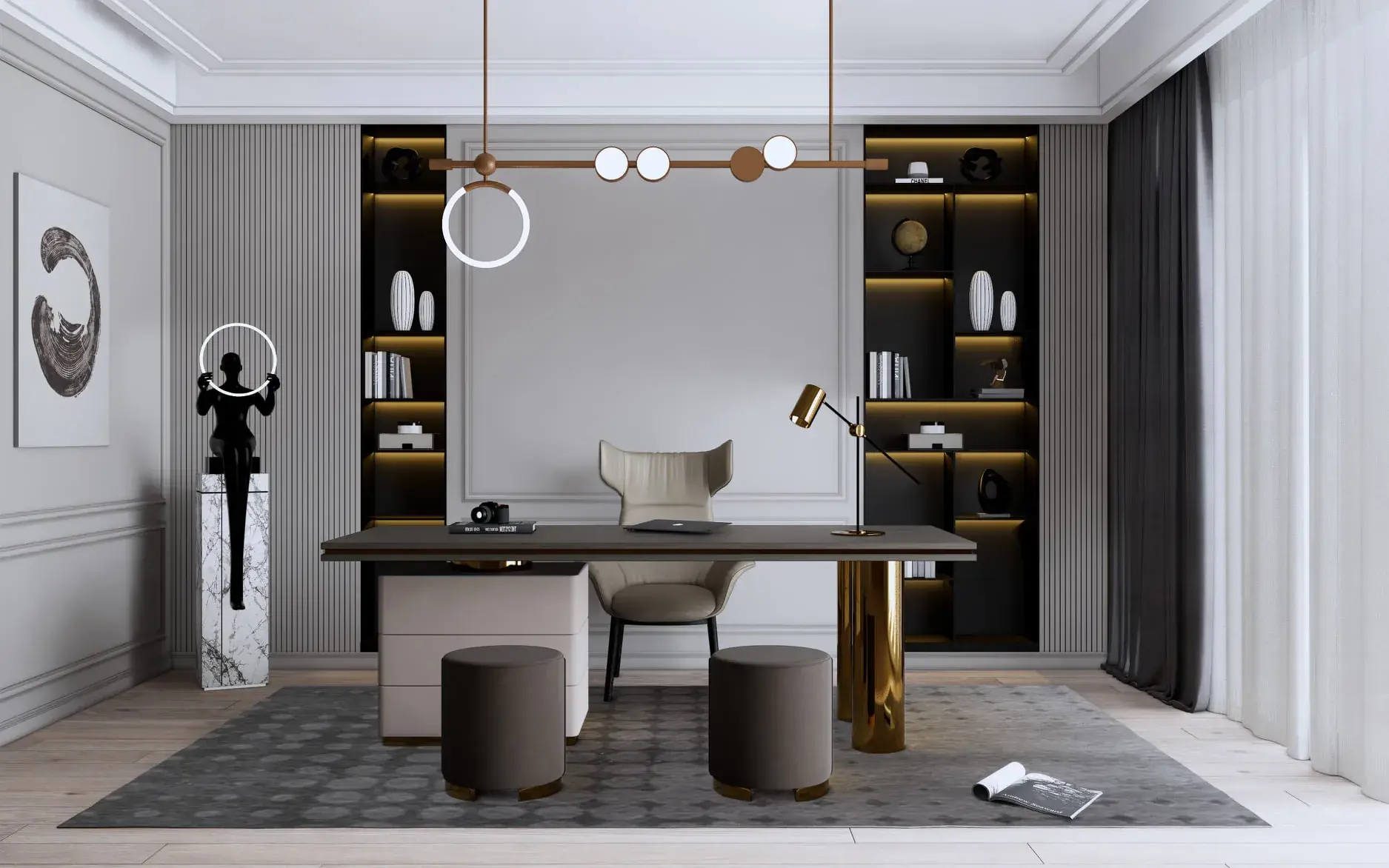Interior Office room Scene