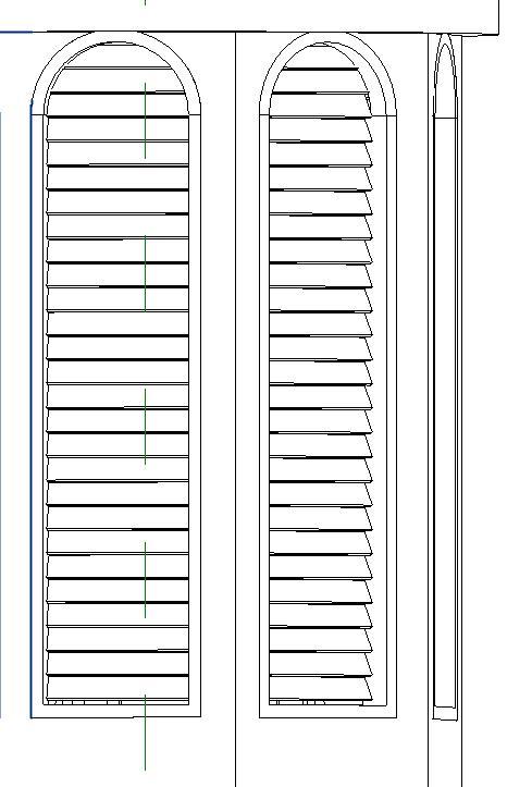 Arched Louver - Parametric