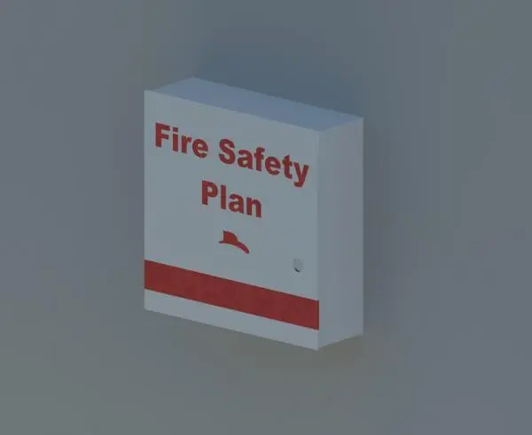 Fire Safety Plan Box