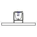 Wall Sink 2d — preview 1, by hjacobs (RevitCity, CC0)