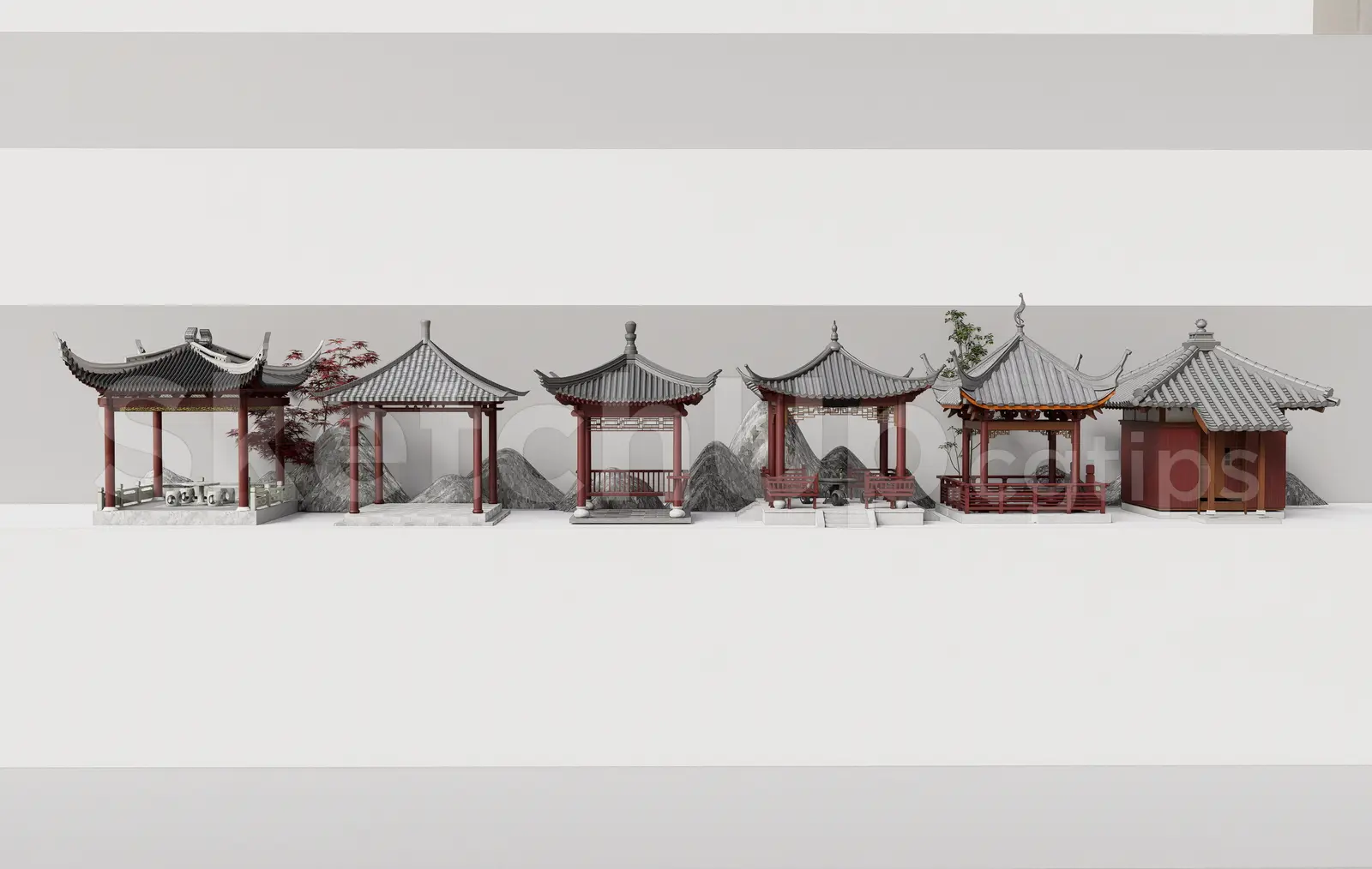 Traditional Asian Gazebo & Pavilion — preview 1 (cgtips, CC0)