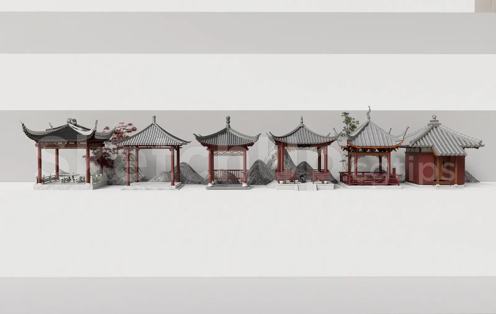 Traditional Asian Gazebo & Pavilion