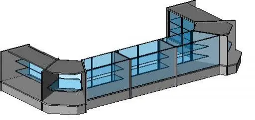 Simple Cashier Display Desk 2