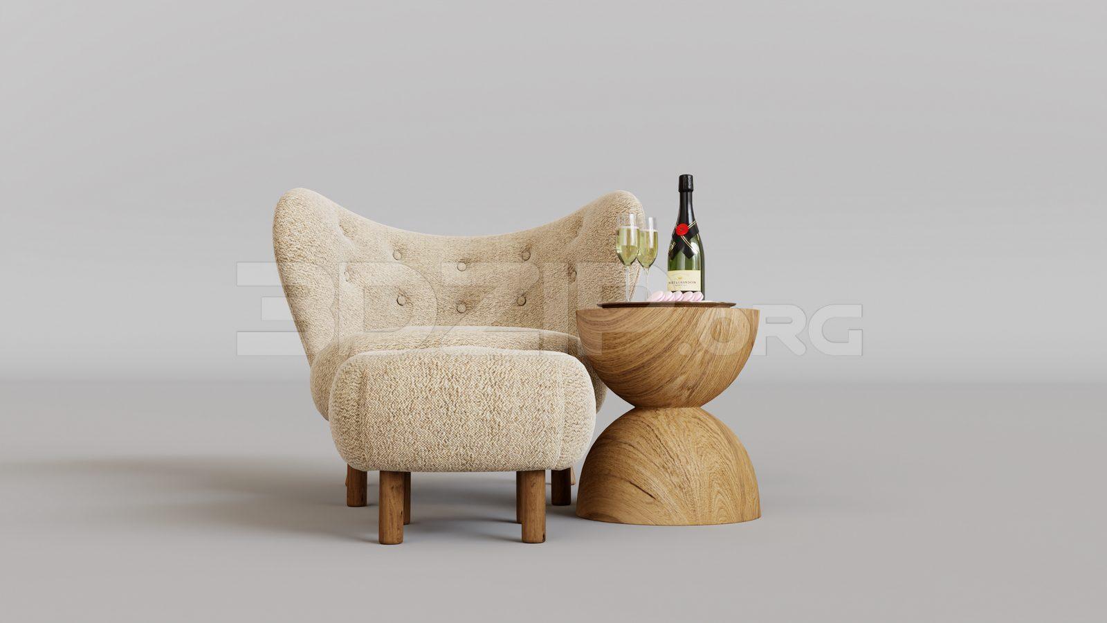 Armchair — preview 1 (3dzip)