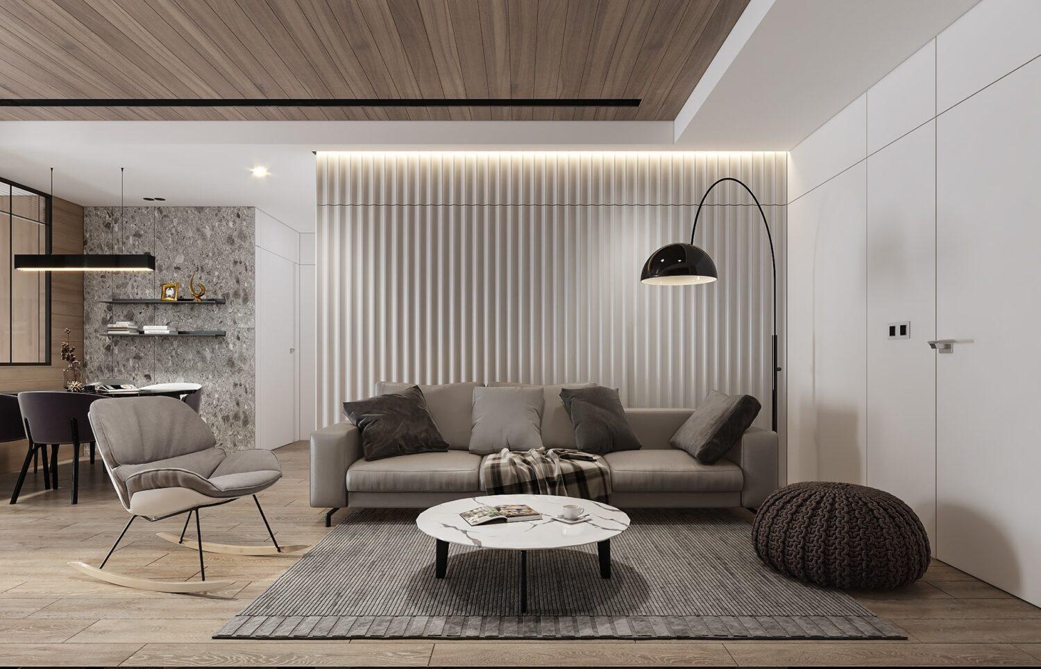 Interior Kitchen – Livingroom 299 Scene