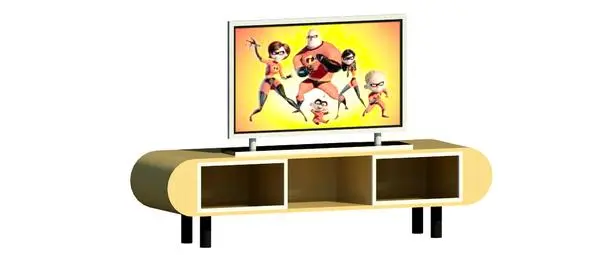 TV Stand — preview 1, by kojake (RevitCity, CC0)