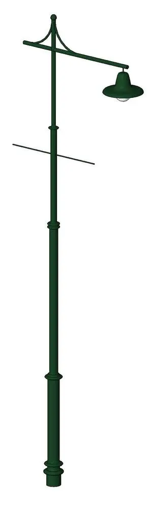 Vintage Street Lamp Pole — preview 1, by Johnboy (RevitCity, CC0)