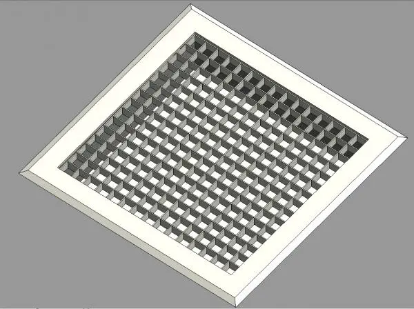 Square Grill Ceiling Vent
