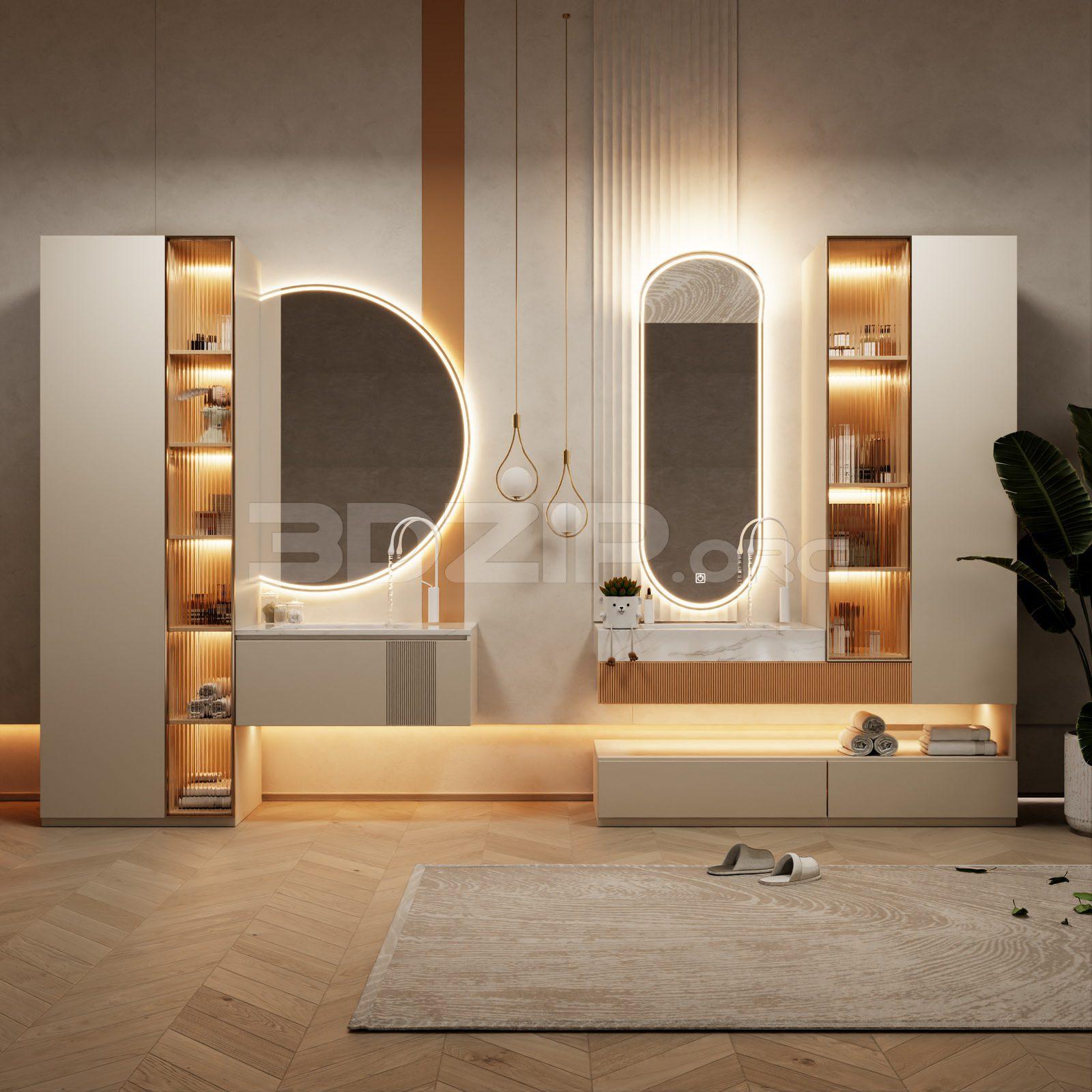 Cabinet With Washbasin