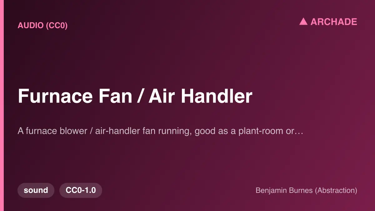 Furnace Fan / Air Handler