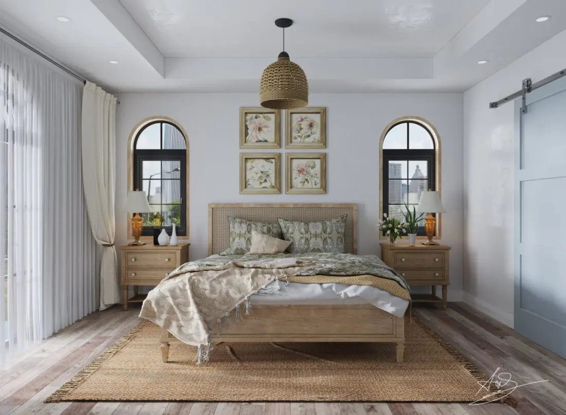 Interior Scenes Model Bedroom 546 — preview 1, by Nguyen Viet Anh (3dzip, CC0)