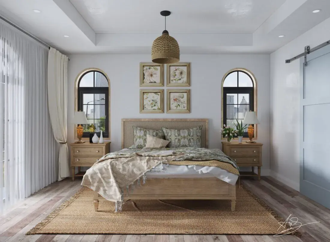 Interior Scenes Model Bedroom 546