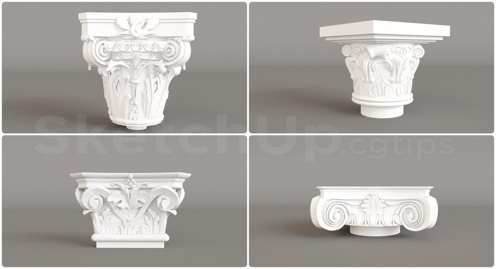 Roman column capitals