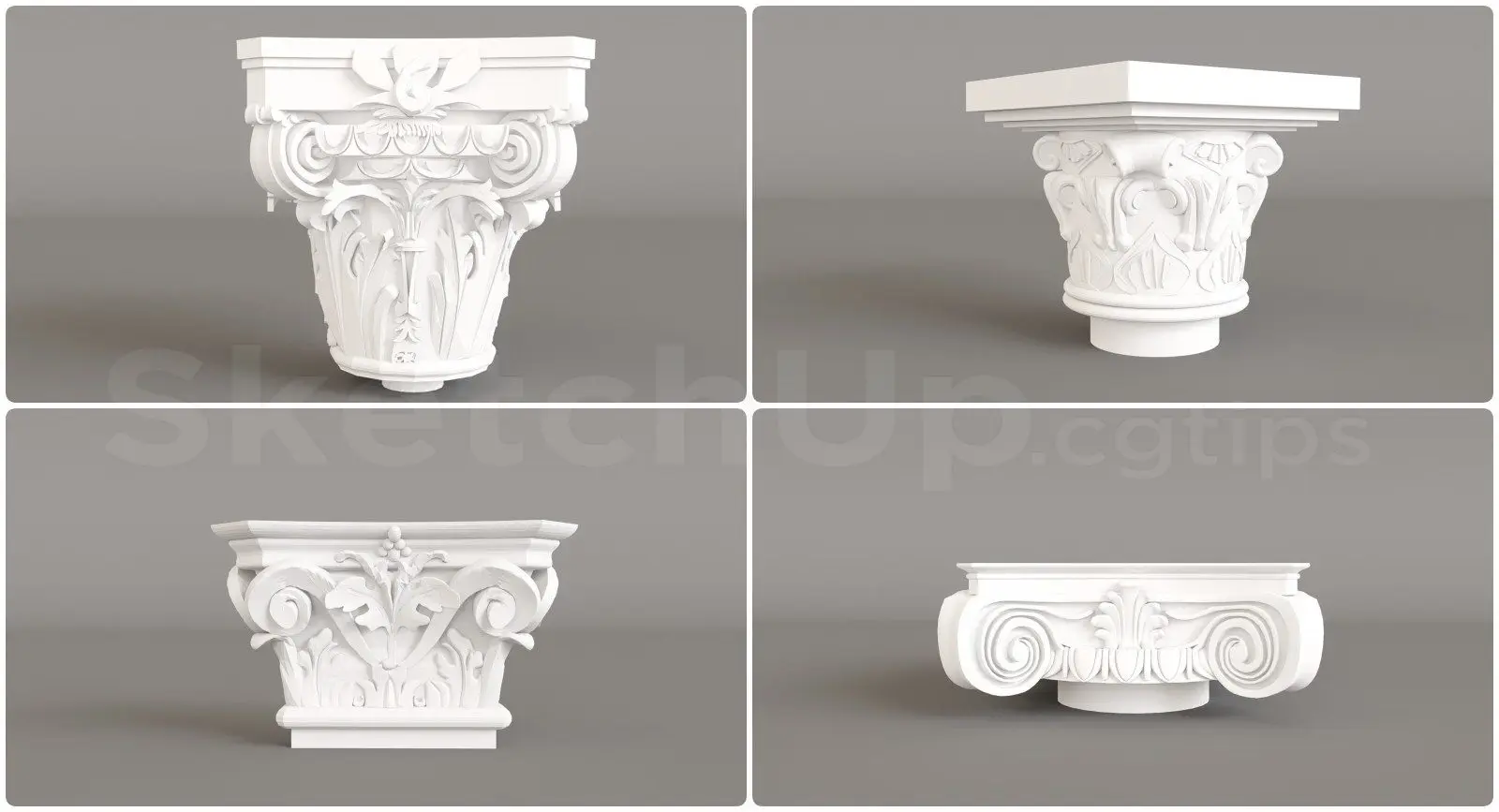 Roman column capitals