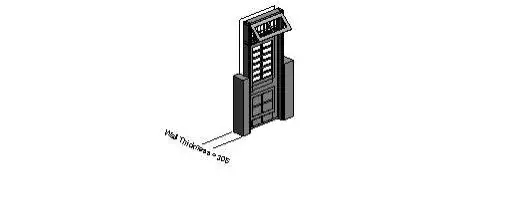 Single Leaf Door with Ventilator