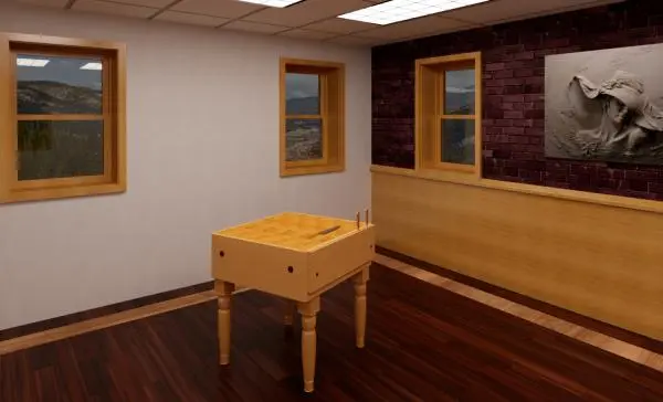 Butcher block Table — preview 1, by Thomas W. Loker (RevitCity, CC0)