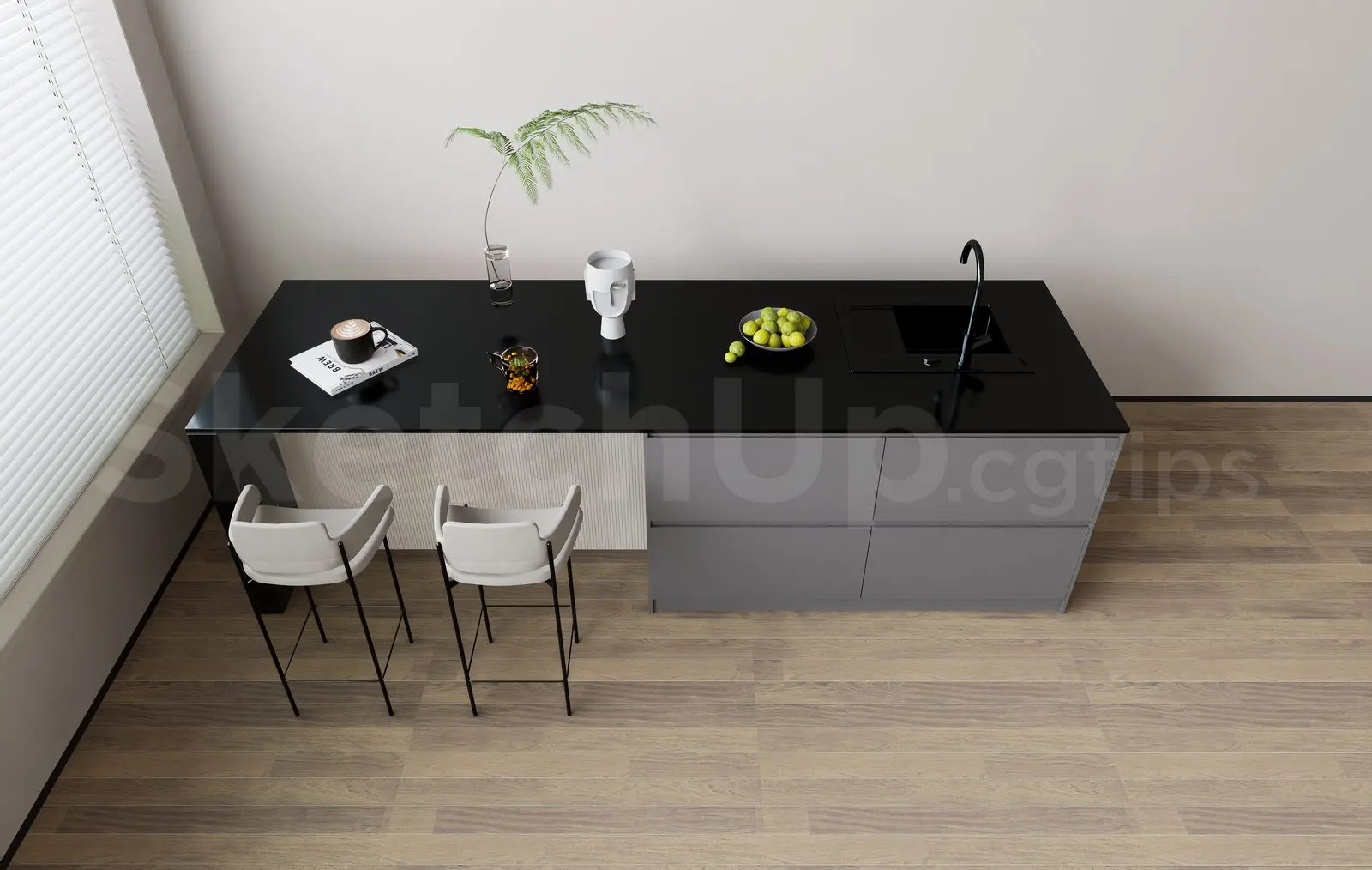 Kitchen Island — preview 1 (cgtips)