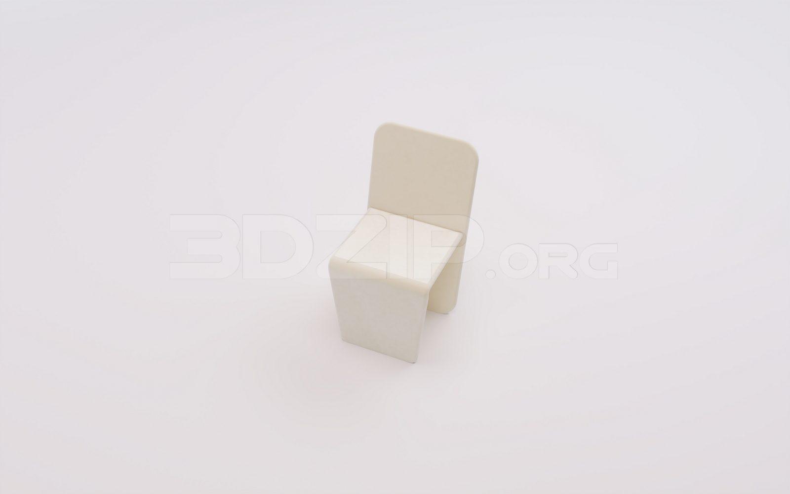 Chair 3D Model for Interior Projects — preview 1 (3dzip)