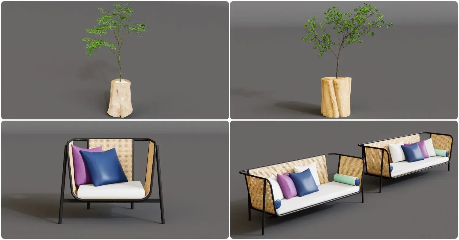Furniture in Wabi Sabi Style