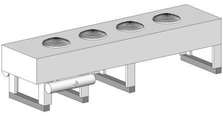 Liebert 4 Fan Condenser Unit
