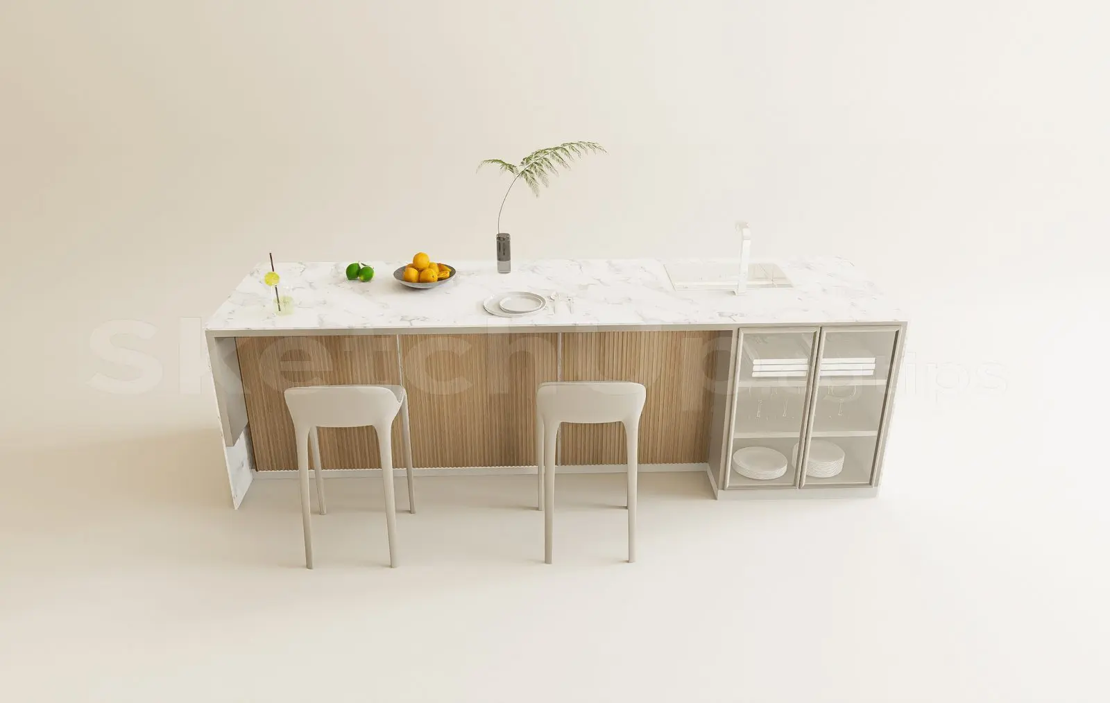 Kitchen Island — preview 1 (cgtips)