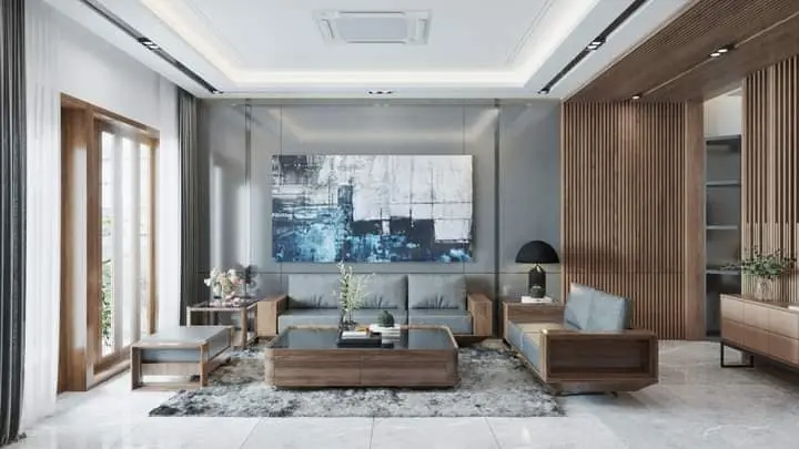 Living Room – Kitchen Interior — preview 1, by Vu Cuong (cgtips)