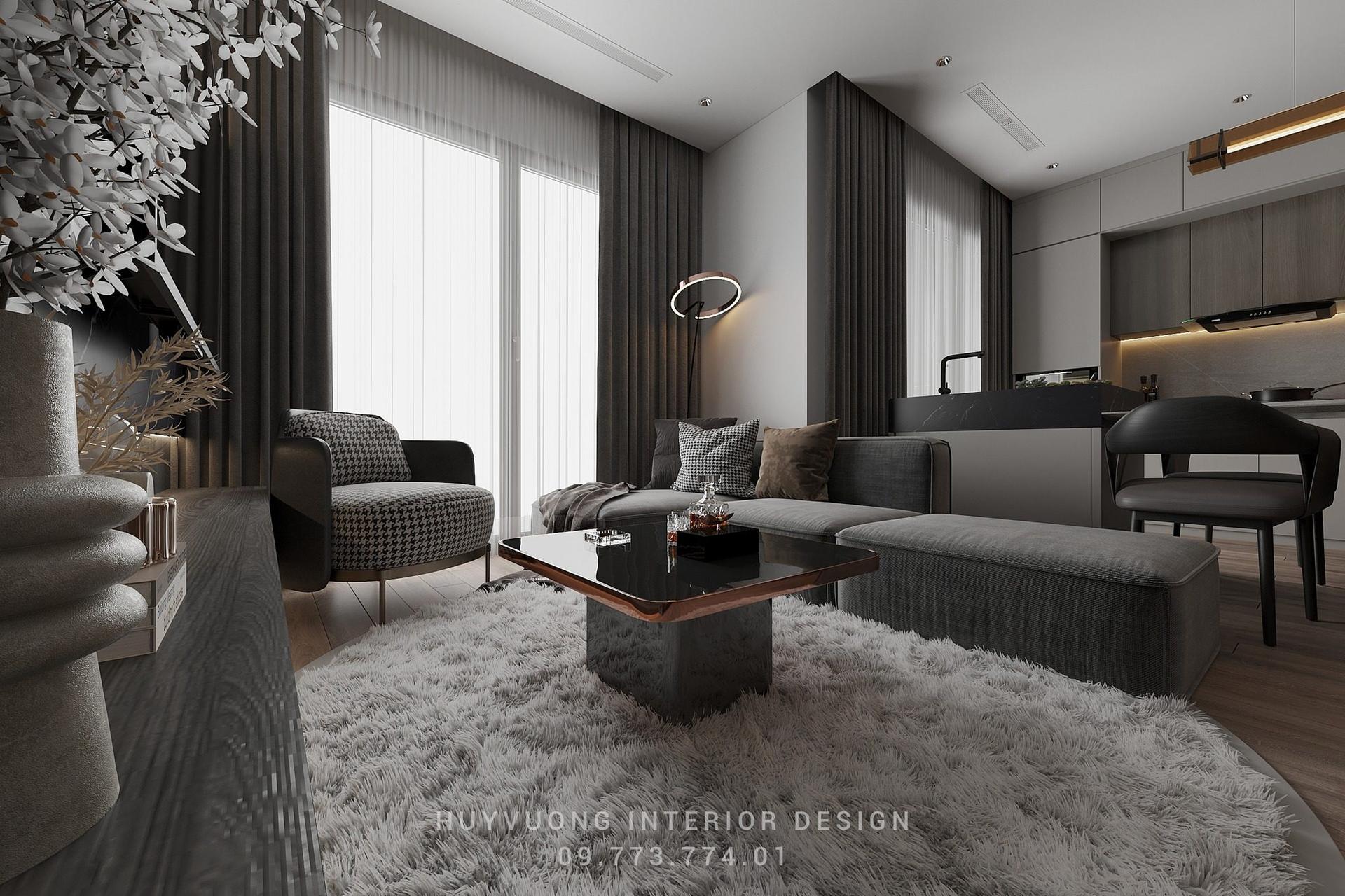 Living Room – Kitchen Interior