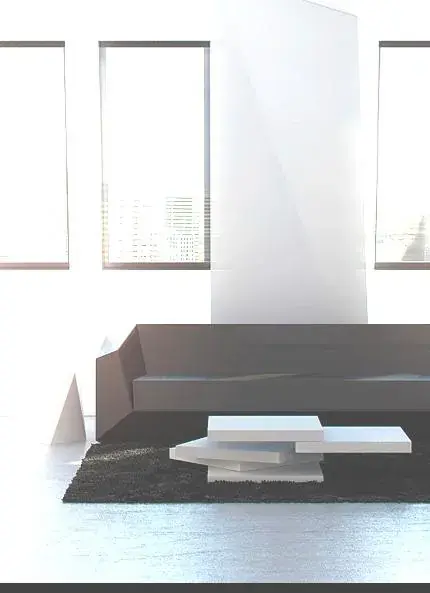 Modern square coffee table