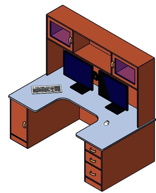 Large Computer Workstation