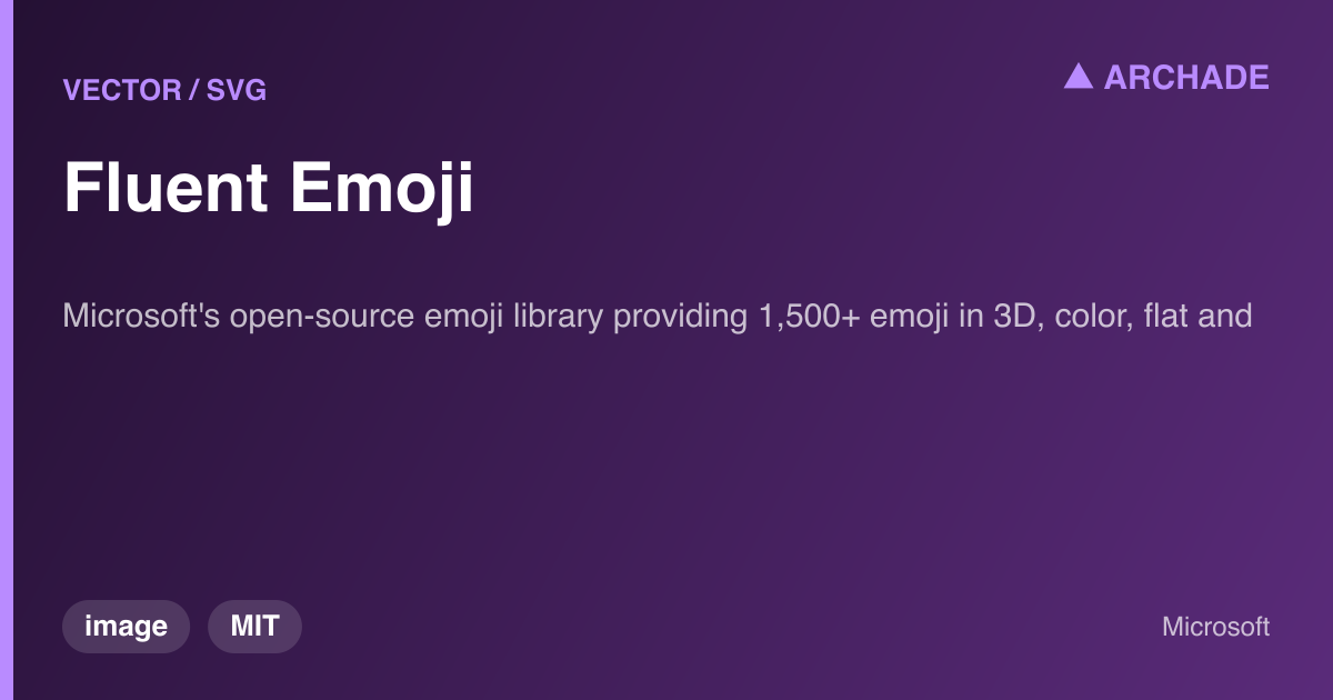 Fluent Emoji