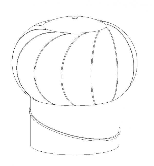 Turbine Ventilator_Flat Roof