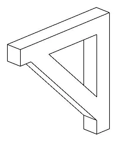 Simple square-profile parametric bracket — preview 1, by buttonsrtoys (RevitCity, CC0)