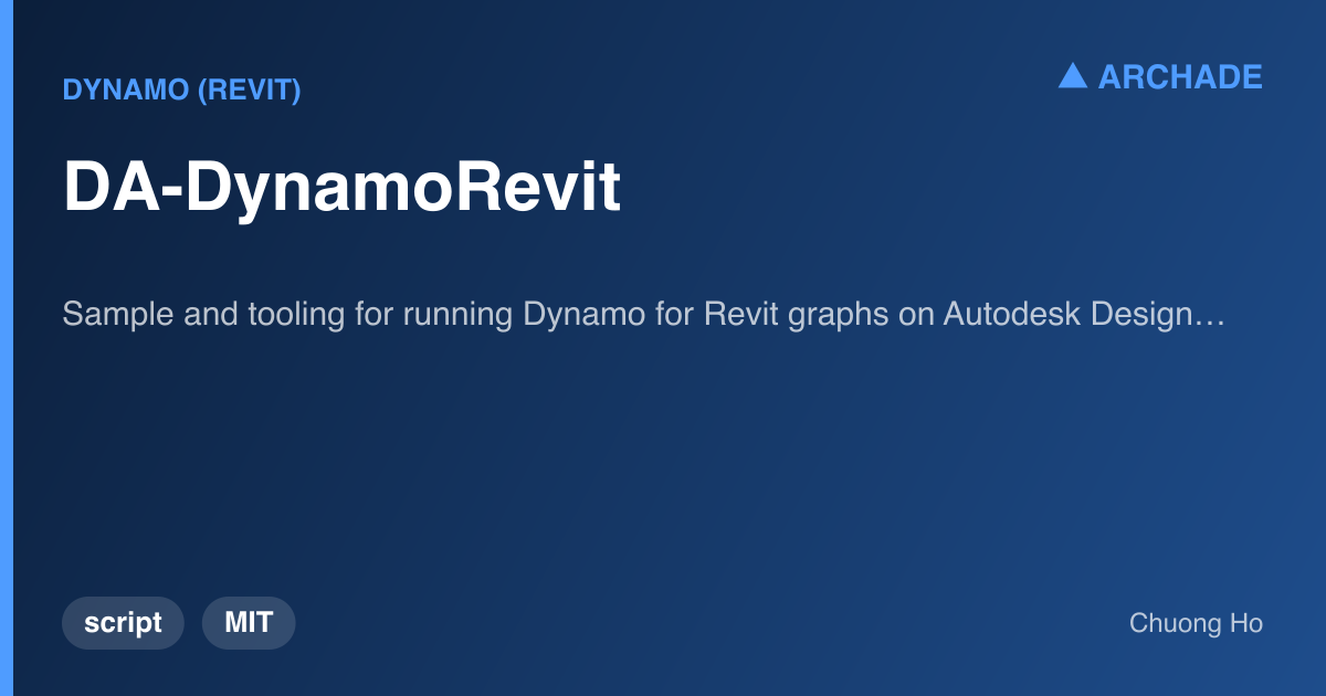 DA-DynamoRevit