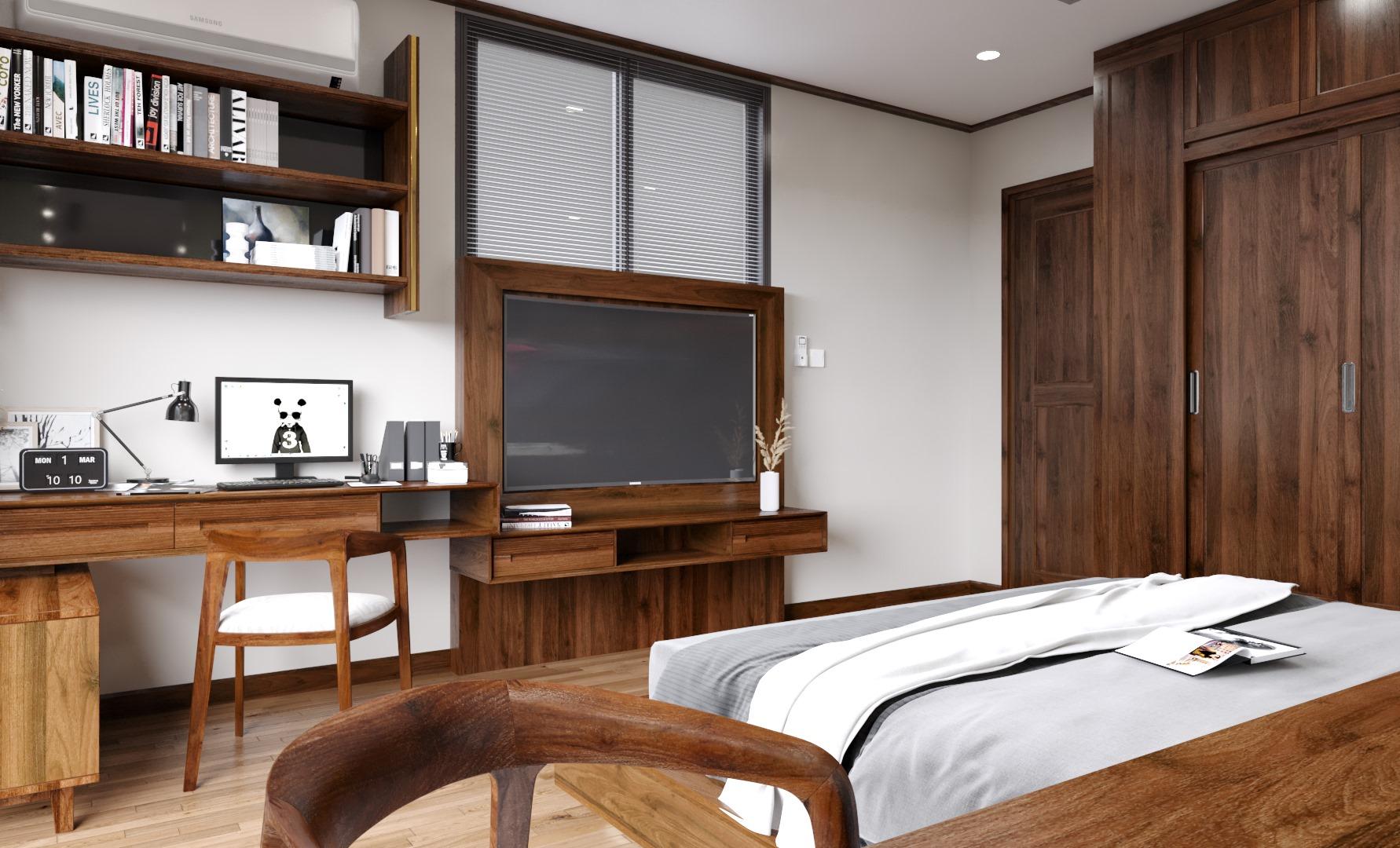 Interior Bedroom Scene