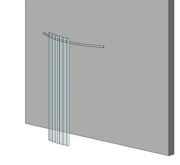 Curved Shower Rod With Curtain — preview 1, by TrentRintoul (RevitCity, CC0)