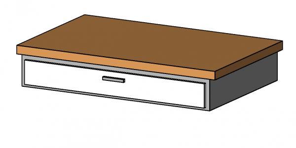 Vanity Makeup Counter with Drawer