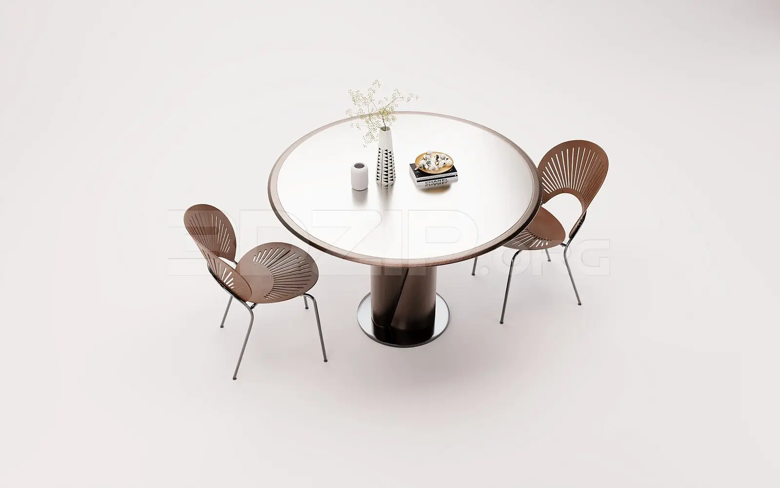 Dining Table And Chair — preview 1 (3dzip)