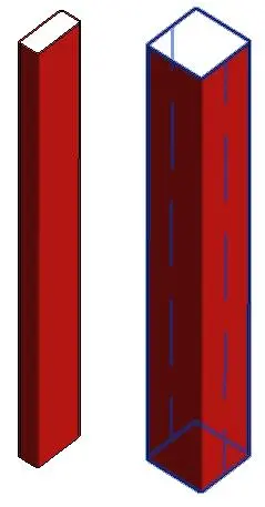 Composite colunn RHS